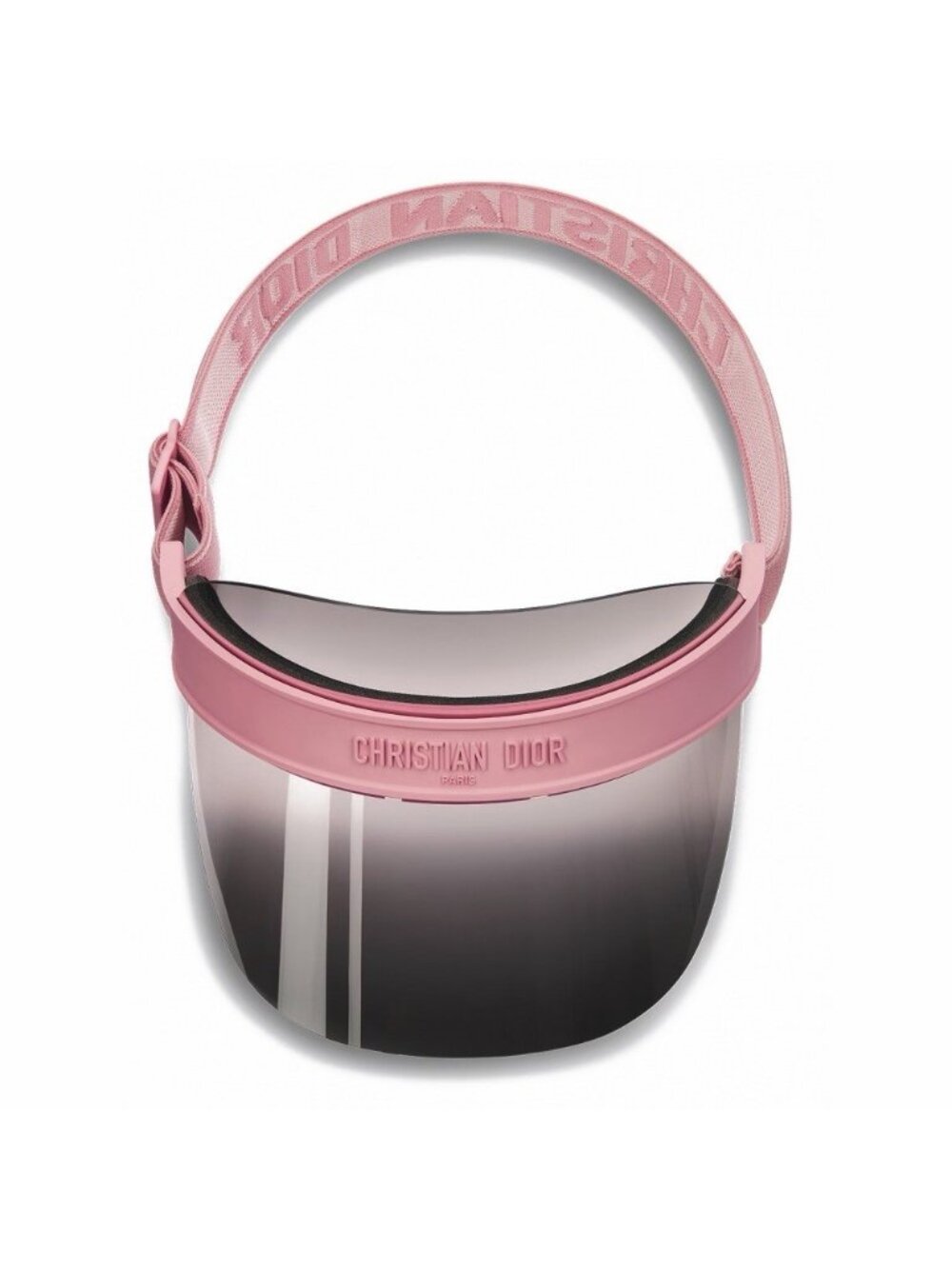 NEW DIOR Visor Sunglasses Pink Grey DiorClub V1U 100% Auth Gradient Sunshield - Picture 2 of 9